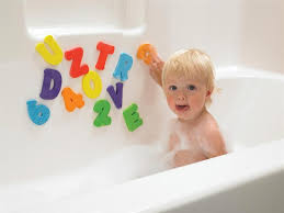 As far as the depth of water is concerned, fill the tub with only 2 to 3 inches (5 to 7 centimeters) of water. Take A Bath Products For Tots Vibrant Hovering Sport Fishing Games Along With Fish And Water Creatures Pole In Tub Pool Baby Bath Toys Bath Toys Baby Girl Diy