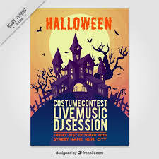 Download Halloween Poster Of Haunted House For Free Halloween Poster Halloween Haunted House