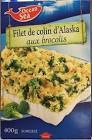 Filet De Colin D'alaska Au Brocolis Surgelé
