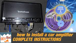 Following these instructions, it will be much easy for you to convert home subwoofer into a car subwoofer. Installing A Car Audio Amplifier From Start To Finish Youtube