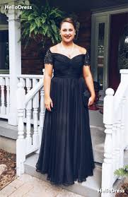 Plus Size Off Shoulder Black Formal Occasion Dress Evening Gown Prom Dresses With Sleeves Black Lace Prom Dress Plus Size Prom Dresses