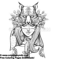 Hanuman, alias the divine monkey, is a hindu god. American Indian Girl Coloring Page 973 Coloring By Miki