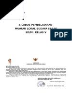 Download rpp sunda sd k13 revisi 2018 dan ktsp. Silabus Mulok Sekolah Dasar