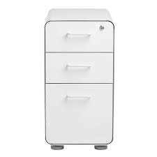 I'm a big believer in dividing files into categories. Poppin White Slim 3 Drawer Stow Filing Cabinet In 2021 Drawers Drawer Dividers Rolling File Cabinet