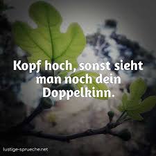 Kopf Hoch Sonst Sieht Man Noch Dein Doppelkinn Lustige Sprueche Net