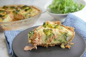 Salmon Broccoli Quiche Divalicious Recipes Recipe Quiche Recipes Salmon Quiche Frozen Fish Recipes