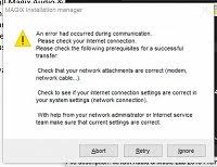 Reinstalling the application is the most effective way to quickly solve the issue. Error Message Upon Instalation No Internet Connection Was Found