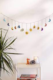 Hammered Metal Moon Cycle Banner Room Inspiration Diy Home Decor Apartment Decor