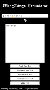 These symbols were packaged into a font so they could easily be used in word processors. Wingdings Translator 1 1 Free Download