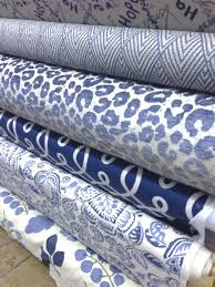 Lewis And Sheron Textiles Blue White Decor Blue Decor Blue And White Fabric
