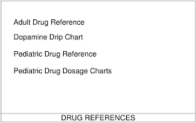 Adult Drug Reference Dopamine Drip Chart Pediatric Drug