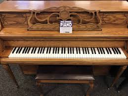 Pre Owned Kohler Campbell Samick Skv430 Oak Console Piano Murray Piano Gallery