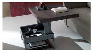 Le design extensible de ces tables basses permet toutes les fantaisies. Table Basse Relevable Comment Choisir La Forme