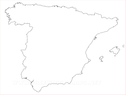 Fill in the blank map of canada. Spain Political Map