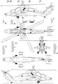 Eurocopter Tiger Blueprint Blueprints Jet Fighter Pilot Model Airplanes