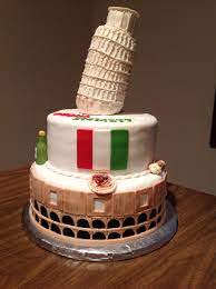 Italy Themed Cake