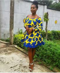 Mini jupe en wax kekeli bleu | tenue africaine jupe, jupe. Soldes Modele De Robe Courte En Pagne Pour Jeune Fille En Stock