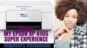 Printing away from a desktop is made easy with a range of compatible mobile printing apps and a 6.1cm lcd screen. Epson Xp 4105 Super Experience Step By Step Installation Youtube