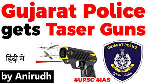 The weapon looks different from a gun, and officers are trained not to confuse the two. How Taser Gun Works Gujarat Police First In India To Introduce Taser Guns Current Affairs 2020 Youtube