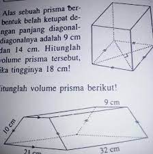 Rumus luas permukaan prisma = 2 x luas alas+keliling alas x tinggi. Rumus Tinggi Prisma Belah Ketupat Siswapelajar Com