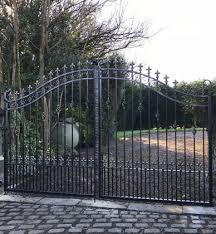 Exposed powder coated galvanized steel frames with color bond mini corrie cladding. Metal Railings Fences Electric Gates Ideas Security Fences