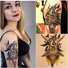 Baphomet Tattoo Woman Google Search Tattoos Baphomet Tattoo Photos