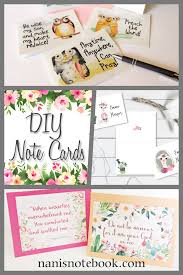Check spelling or type a new query. Diy Note Cards Made Easy Nani S Notebook