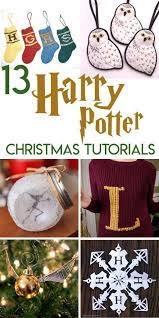 13 Harry Potter Christmas Craft Project Tutorials For A Magical Wizarding Holi Harry Potter Christmas Decorations Harry Potter Christmas Harry Potter Ornaments