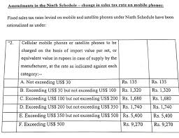 govt revised the taxes on mobile phones again on july 2019