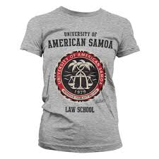 ● ladies shirt shirt is 100% preshrunk cotton cut with smaller sleeves and body for a narrower fit and seamless collar. Better Call Saul Damen Tshirt American Samoa Law School Grau Attitud