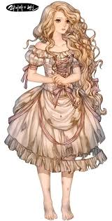Clothes would have been mended and patched for as long as possible. Poor Victorian Anime Girl