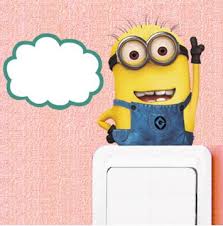 Lihat ide lainnya tentang kartun, stiker, kartu. Jual Wallsticker Stiker Sticker Steker Motif Karakter Minion Lucu Khm168 Di Lapak Trendy Olshop Bukalapak