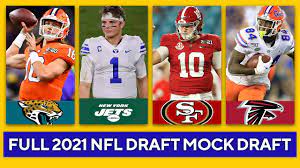 April 7, 2021 9:03 am we've already seen a pair of blockbuster trades shake up the top of the 2021 nfl draft order, but it's highly likely there will be even more chaos once draft weekend rolls. 2021 Nfl Mock Draft Full 1st Round Cbs Sports Hq Youtube