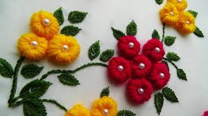 Learning how to hand embroider a shirt in 2021. Hand Embroidery Flower Embroidery For All Over Shirt Youtube