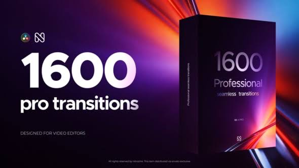 Transitions Library for DaVinci Resolve