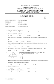 Check spelling or type a new query. Latihan Soal Ujian Nasional Matematika Sd