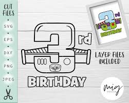 Whether you are having an intimate birthday at home or a party with family and friends, you can still make something amazing for your celebration. Toy Space Ranger Wings 3 Svg For Toy Themed Third Birthday For Printer Or Cricut For Layering Or Print Cut Personal Use Vozeli Com