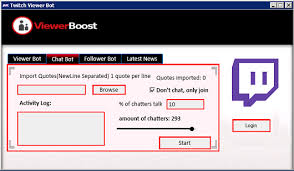 You can't fake that or manufacture it with bots. View Bot Twitch Free