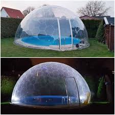 Aura Dome Pool Cover Dome Greenhouse Pool Cover Backyard Pool
