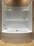 Evolution 60xinch Deep Soak Bathtub - American Standard