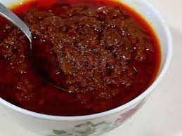 Tumis cili kering sehingga masak dan masukkan sedikit air untuk pastikan cili kisar masak dengan. Sambal Tumis