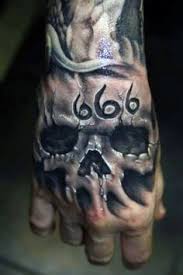 80 Skull Hand Tattoo Designs For Men Manly Ink Ideas Skull Hand Tattoo Evil Tattoos Hand Tattoos For Guys