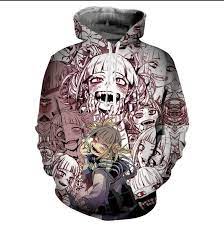 Ahegao Face Hoodie 3D Print Sweatshirt Manga Pullover Anime Hooded Jacket |  eBay