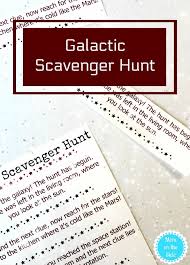 Birthday Scavenger Hunt Clues Printable Printable Galactic Scavenger Hunt Clues For A Space Themed Scavenger Hunt For Kids Plus Delicious Scavenger Hunt For Kids Scavenger Hunt Scavenger Hunt Clues