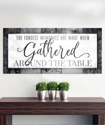 I have actually assembled 20+ of my favored concepts from conventional to eccentric and everything between. Buy Sense Of Art The Fondest Memories Sign Kitchen Decorations Wall Gather Signs For Home Decor Framed Wall Art Large Wall Decor Dining Room Wall Decor Grey 60x27 Online In Turkey B08xc6h4bf