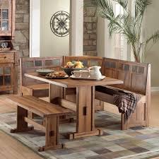 Sunny Designs Sedona 4 Piece Breakfast Nook Set From Hayneedle Com Kitchen Table Bench Corner Kitchen Tables Breakfast Nook Table Set