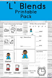 Home > english language arts worksheets > bl blends. L Blends Fun Pack Simple Living Creative Learning