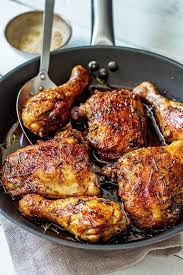 Jedes hähnchenkeule in einer pfanne mit mayonnaise ist unglaublich lecker und aromatisch. Balsamico Honig Pfanne Huhnchen Beine Gesundes Leben Rezepte Kochrezepte Hahnchenschenkel Rezept
