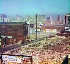 Color Picture Of San Francisco Post 1906 Earthquake 453x412 San Francisco Earthquake San Francisco Bay Area San