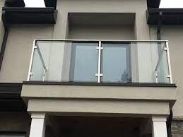 Stainless Steel Glass Railing Post Square Demax Arch Balcony Glass Design Glass Balcony Glass Handrail